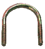 Round u-bolt 21X42