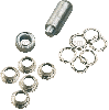 Blister eyelets 25 + installation tool