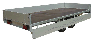 Platform trailer twin axle with aluminium sides 3000 Kg ANSSEMS PSX L 4,05 m
