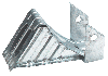 Wheels chock galvanised steel