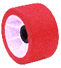 Red bi-material wobble roller