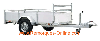 Professional trailer 1400 kg L 2,51 m alu sides ANSSEMS BSX